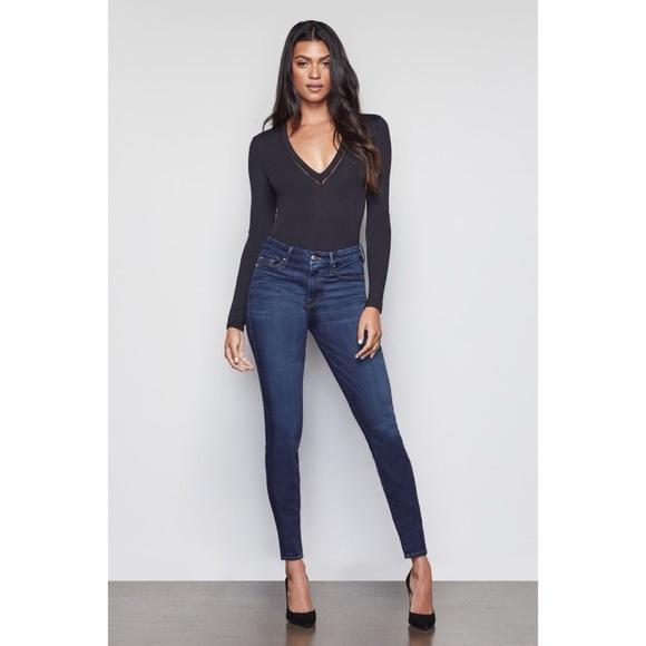 Good American Good Legs High Rise Jeans in Blue089 - Picture 1 of 8